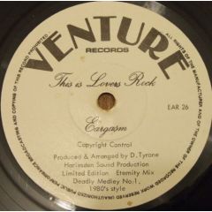 Eargasm - Eargasm - This Is Lovers Rock - Venture Records