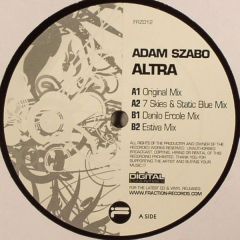 Adam Szabo - Adam Szabo - Altra - Digital Essentials