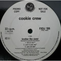 The Cookie Crew - The Cookie Crew - Brother Like Sister - FFRR