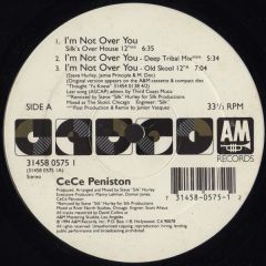 CeCe Peniston - CeCe Peniston - I'm Not Over You - A&M Records