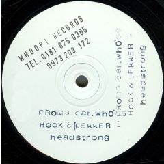 Hook & Lekker - Hook & Lekker - Headstrong - Whoop