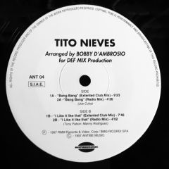 Tito Nieves - Tito Nieves - Bang Bang - Antibemusic