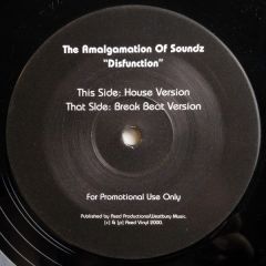 Amalgamation Of Soundz - Amalgamation Of Soundz - Disfunction - Axed Vinyl