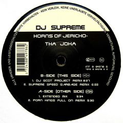 DJ Supreme - DJ Supreme - Horns Of Jericho/Tha Joka - Maddog