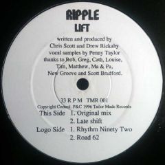 Ripple - Ripple - Lift - Tailor Made Records
