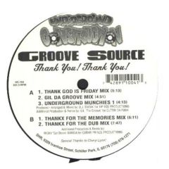 Groove Source - Groove Source - Thank You Thank You - Underground Construction