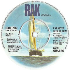 Suzi Quatro - Suzi Quatro - I've Never Been In Love - RAK