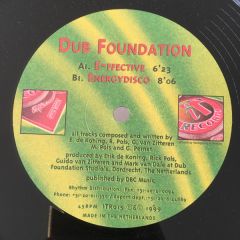 Dub Foundation - Dub Foundation - E Ffective - It Records 15