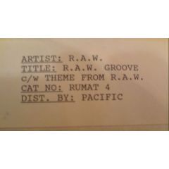 R.A.W. - R.A.W. - R.A.W. Groove - Rumour