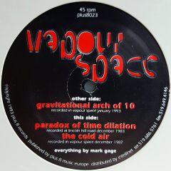 Vapourspace - Vapourspace - Gravitational Arch Of 10 - Plus 8 Records