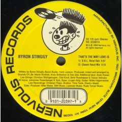 Byron Stingily - Byron Stingily - That's The Way Love Is - Nervous Records