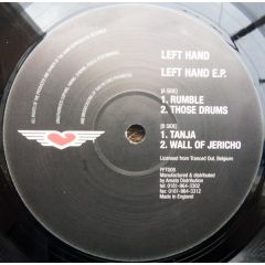Left Hand - Left Hand - Left Hand EP - Plastic Fantastic 