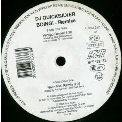 DJ Quicksilver - DJ Quicksilver - Boing (Remix) - Intercord