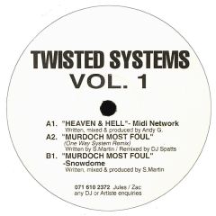 Midi Network / Snowdome - Midi Network / Snowdome - Twisted Systems Vol. 1 - Abstract Records
