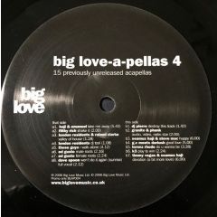 Various - Various - Big-Love-A-Pellas 4 - Big Love