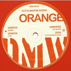 Showtek - Showtek - Apologize (Orange Vinyl) - Dutch Master Works Orange 1
