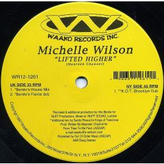 Michelle Wilson - Michelle Wilson - Lifted Higher - Waako Records