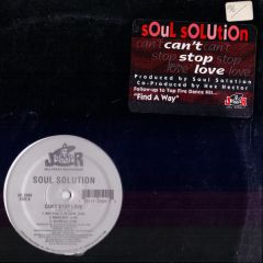 Soul Solution - Soul Solution - Can't Stop Love - Jellybean