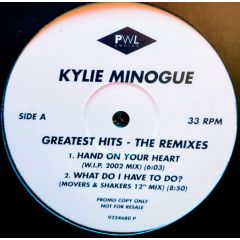 Kylie Minogue - Kylie Minogue - Greatest Hits (The Remixes) - PWL