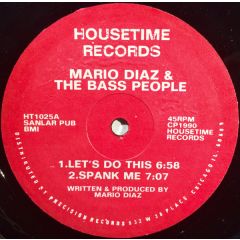 Mario Diaz & The Bass People - Mario Diaz & The Bass People - Let's Do This - Housetime