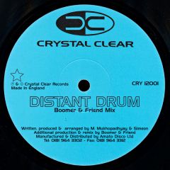 Distant Drum - Distant Drum - Distant Drum (Etched Disc) - Crystal Clear 01