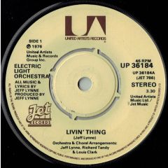 Electric Light Orchestra - Electric Light Orchestra - Livin' Thing - United Artists Records