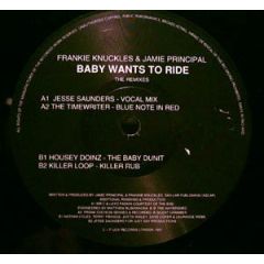 Frankie Knuckles & Jamie Principal - Frankie Knuckles & Jamie Principal - Baby Wants To Ride (The Remixes) - UCA