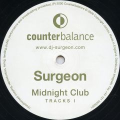 Surgeon - Surgeon - Midnight Club Tracks 1 - Counterbalance