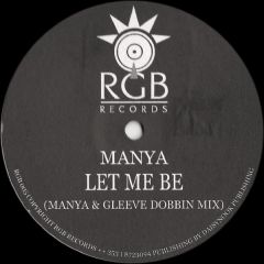 Manya - Manya - Let Me Be - RGB