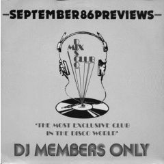 Various Artists - Various Artists - September 86 Previews - DMC