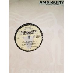 Ambiguity / Solomatic - Ambiguity / Solomatic - Mighty Wind / Housework EP - Ritual Rhythmic