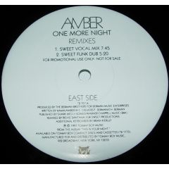 Amber - Amber - One More Night (Remixes) - Tommy Boy
