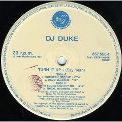 DJ Duke - DJ Duke - Turn It Up - Ffrr