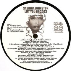 Sabrina Johnston - Sabrina Johnston - Lift You Up 2003 - Equal 