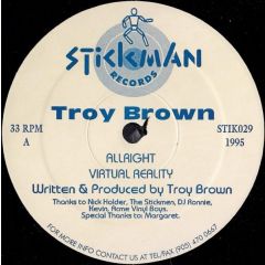 Troy Brown - Troy Brown - Analog Frontier - Stickman