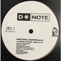 D*Note - D*Note - Waiting Hopefully - VC Recordings, Dorado