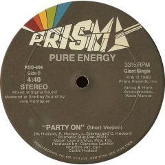 Pure Energy - Pure Energy - Party On - Prism