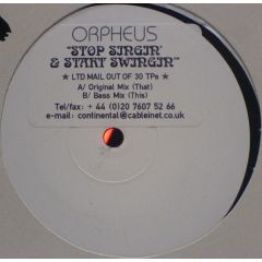 Orpheus - Orpheus - Stop Singin & Start Swingin - Continental 