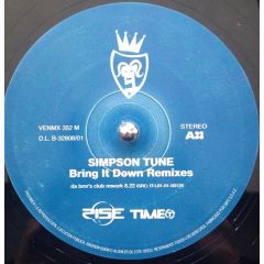 Simpson Tune (Boris Dlugosch) - Simpson Tune (Boris Dlugosch) - Bring It Down (Remixes) - Vendetta