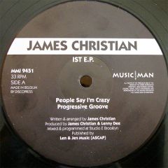 James Christian - James Christian - IST E.P. - Music Man Records