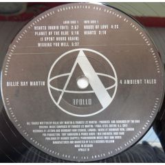 Billie Ray Martin - Billie Ray Martin - 4 Ambient Tales - Apollo