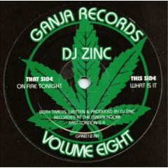 DJ Zinc - DJ Zinc - Volume Eight - Ganja Records