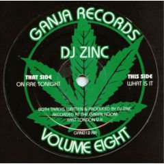 DJ Zinc - DJ Zinc - Volume Eight - Ganja Records