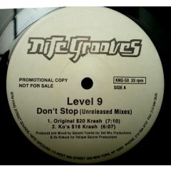 Level 9 - Level 9 - Don't Stop (Unreleased Mixes) - Nite Grooves