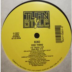 Kiki - Kiki - One Thing - Turnstyle Records