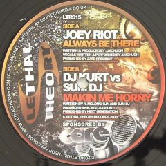 Joey Riot / DJ Kurt vs. Sum DJ - Joey Riot / DJ Kurt vs. Sum DJ - Always Be There / Makin Me Horny - Lethal Theory