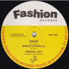 General Levy - General Levy - Breeze - Fashion Records