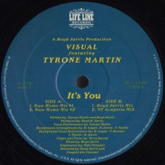 Visual Feat. Tyrone Martin - Visual Feat. Tyrone Martin - It's You - Life Line