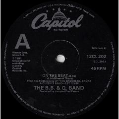 The B.B. & Q. Band - The B.B. & Q. Band - On The Beat - Capitol