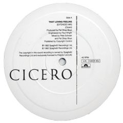 Cicero - Cicero - That Loving Feeling - Spaghetti Recordings